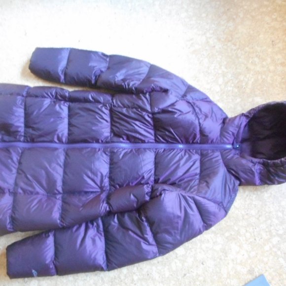 Plum warm women Eddie Bauer down long coat S/P - Picture 1 of 13